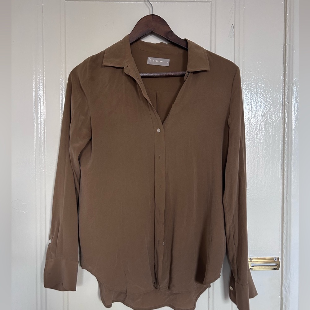 Everlane silk blouse